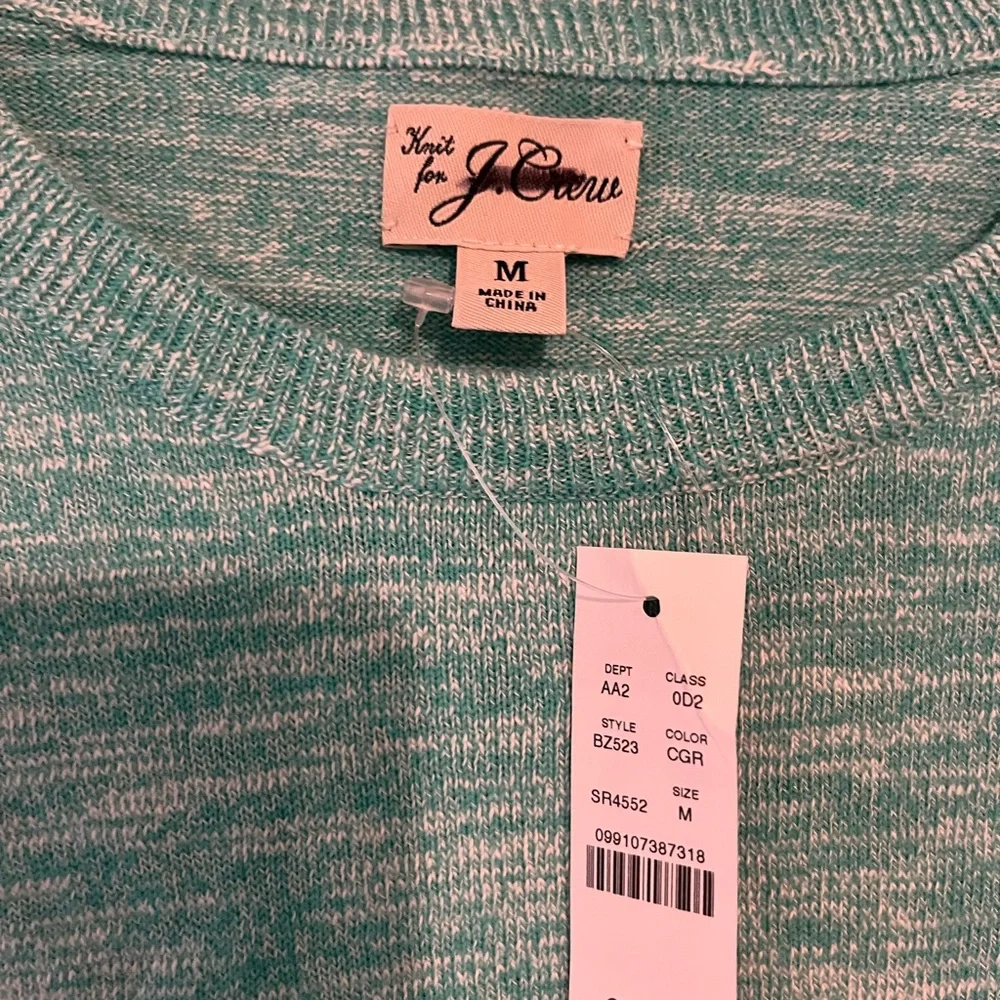 J. Crew Cotton-blend crewneck sweater size M